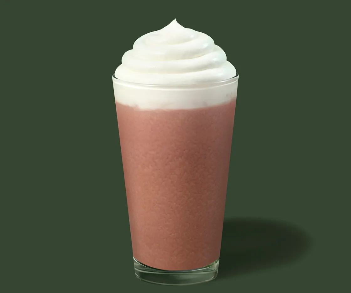 Ube Vanilla Coffee Frappuccino® con fonde verde