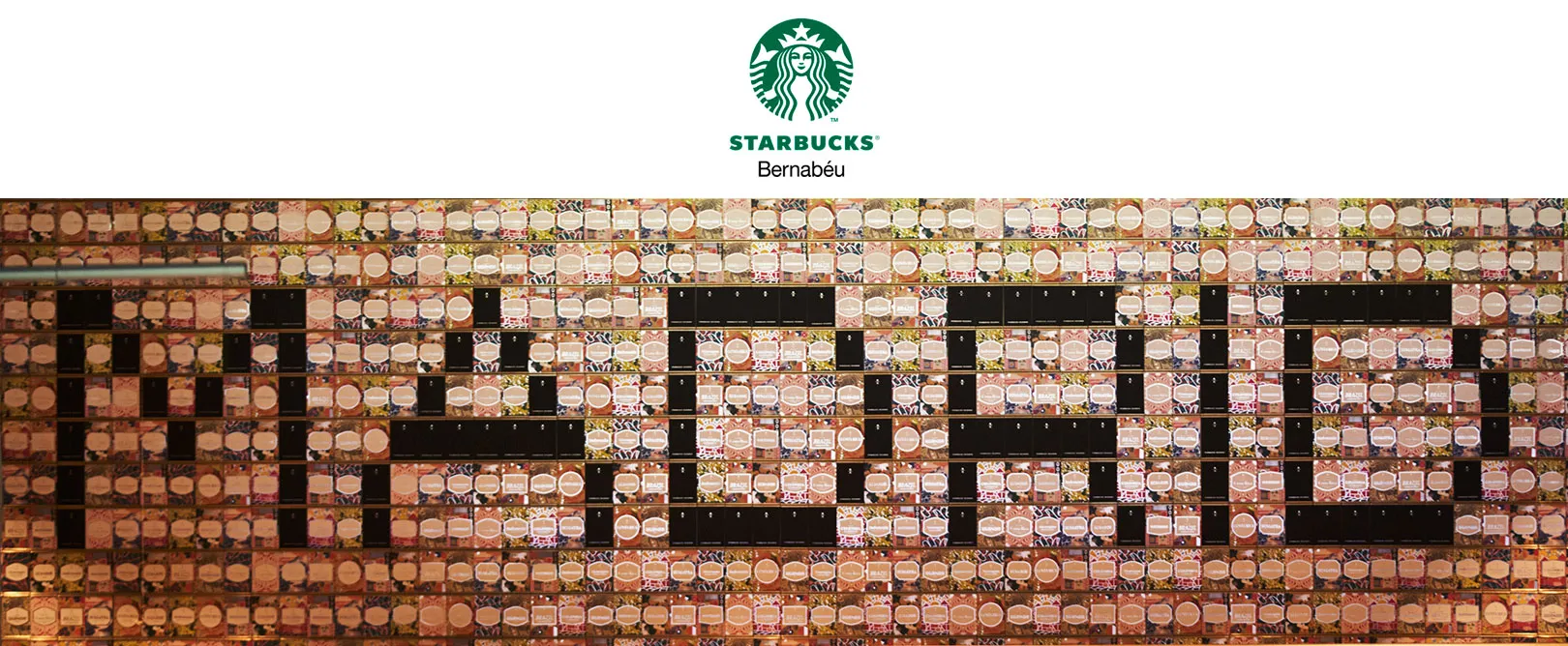 Foto Madrid con tarjetas de Café con la palabra Madrid